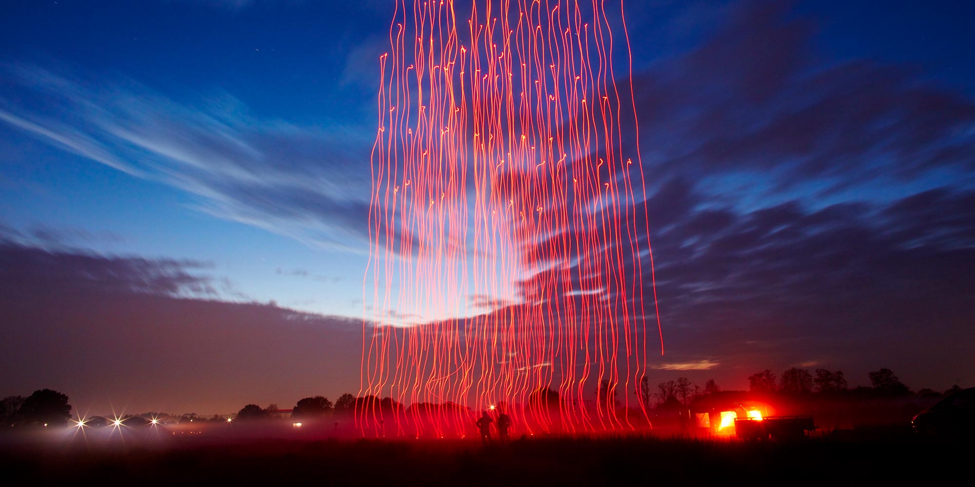 100 autonomous drones start the choreographed dance in the night sky. In November 2015, Ars Electronica and Intel make technological history.